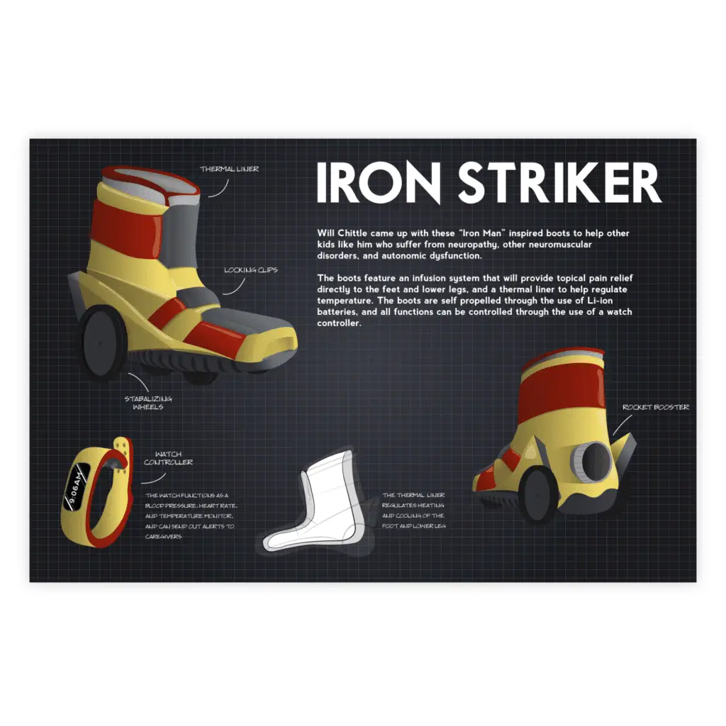 Iron Striker Poster - Graphic (2017)