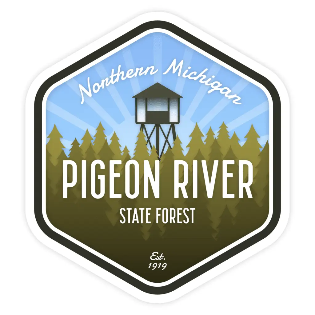 Pigeon River, Michigan - Graphic (2020)