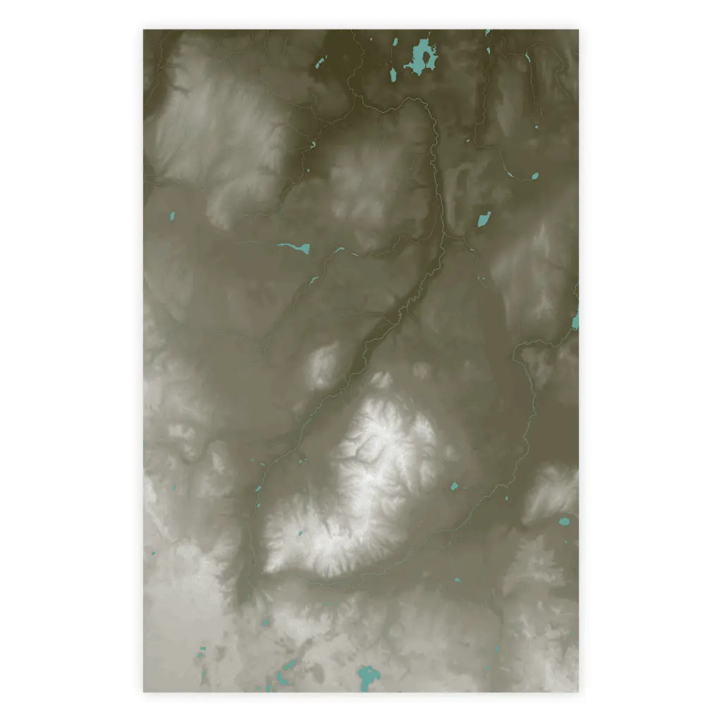 Pigeon River Valley Region Topographic Map - Graphic (2019)