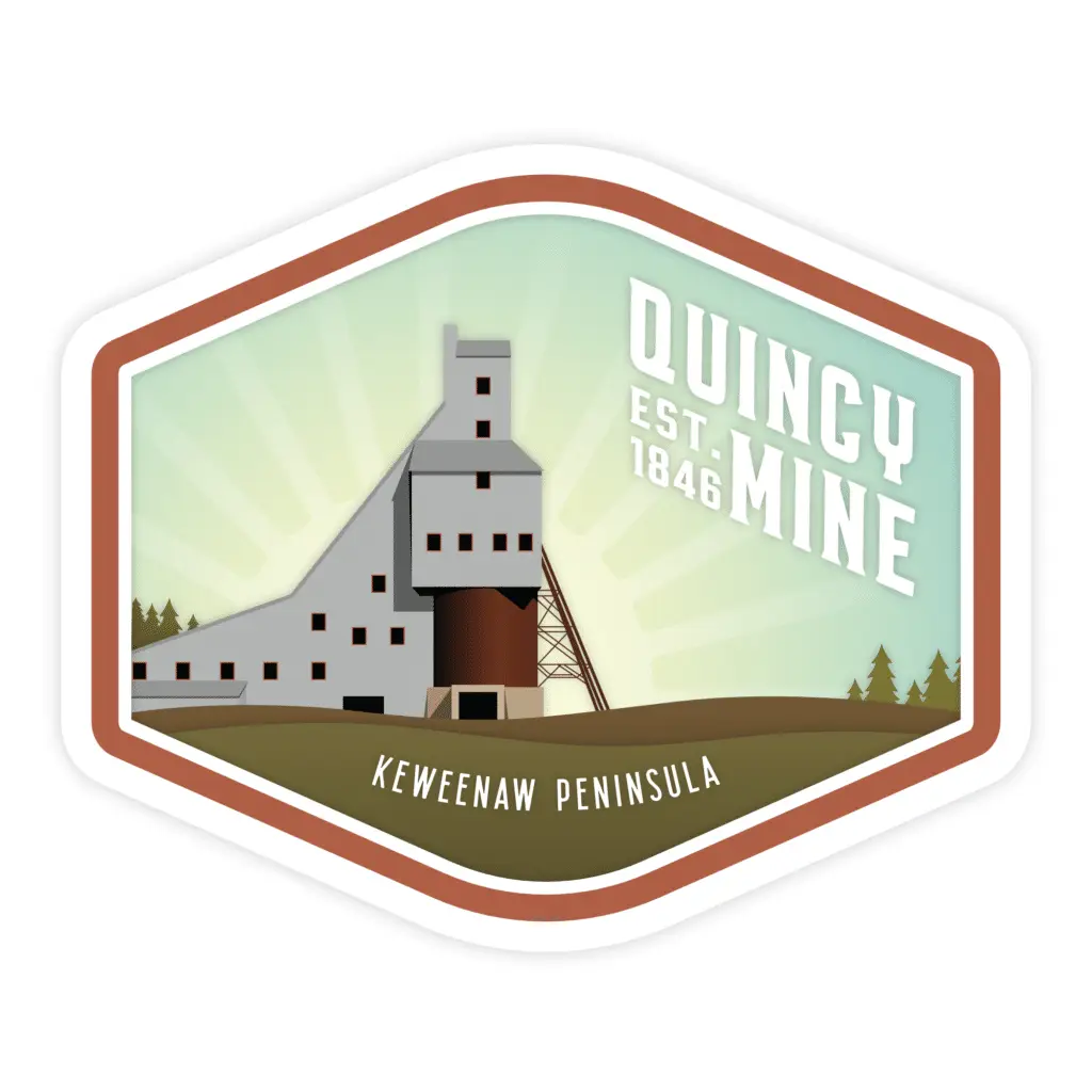 Quincy Mine, Michigan - Graphic (2020)